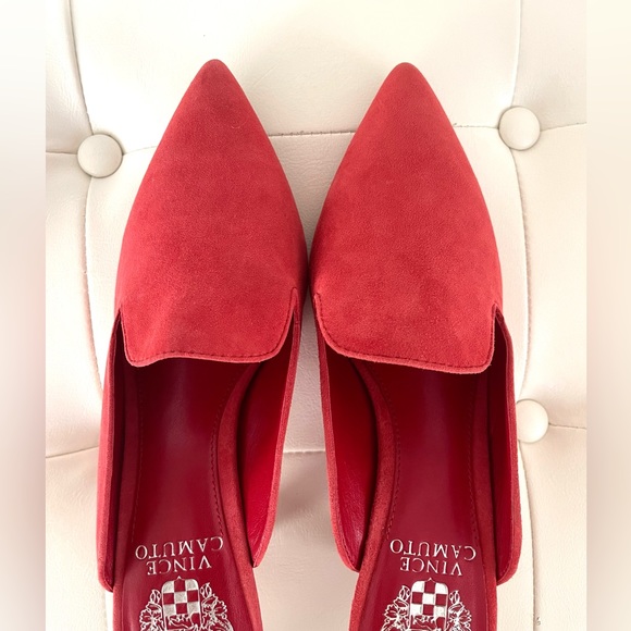 Vince Camuto red mules - Picture 6 of 8